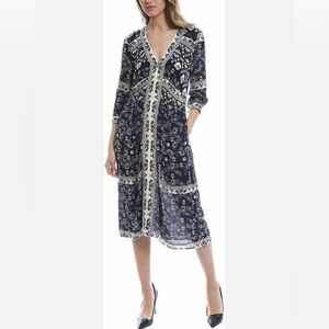 Sea New York Bandana Border Print Dress size 2
